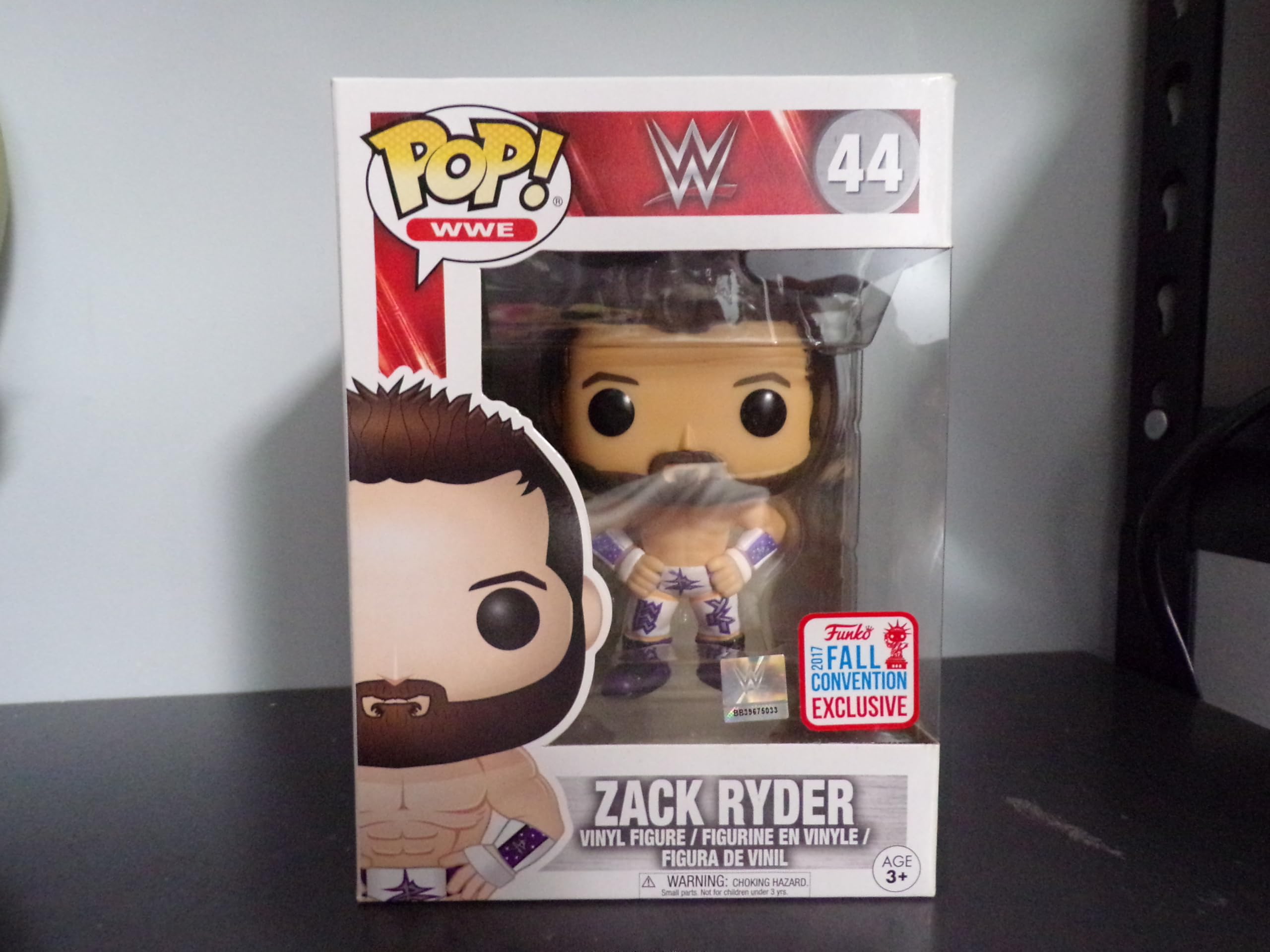 Funko - Figurine WWE -Zack Ryder Exclu Pop 10cm - 0889698151733