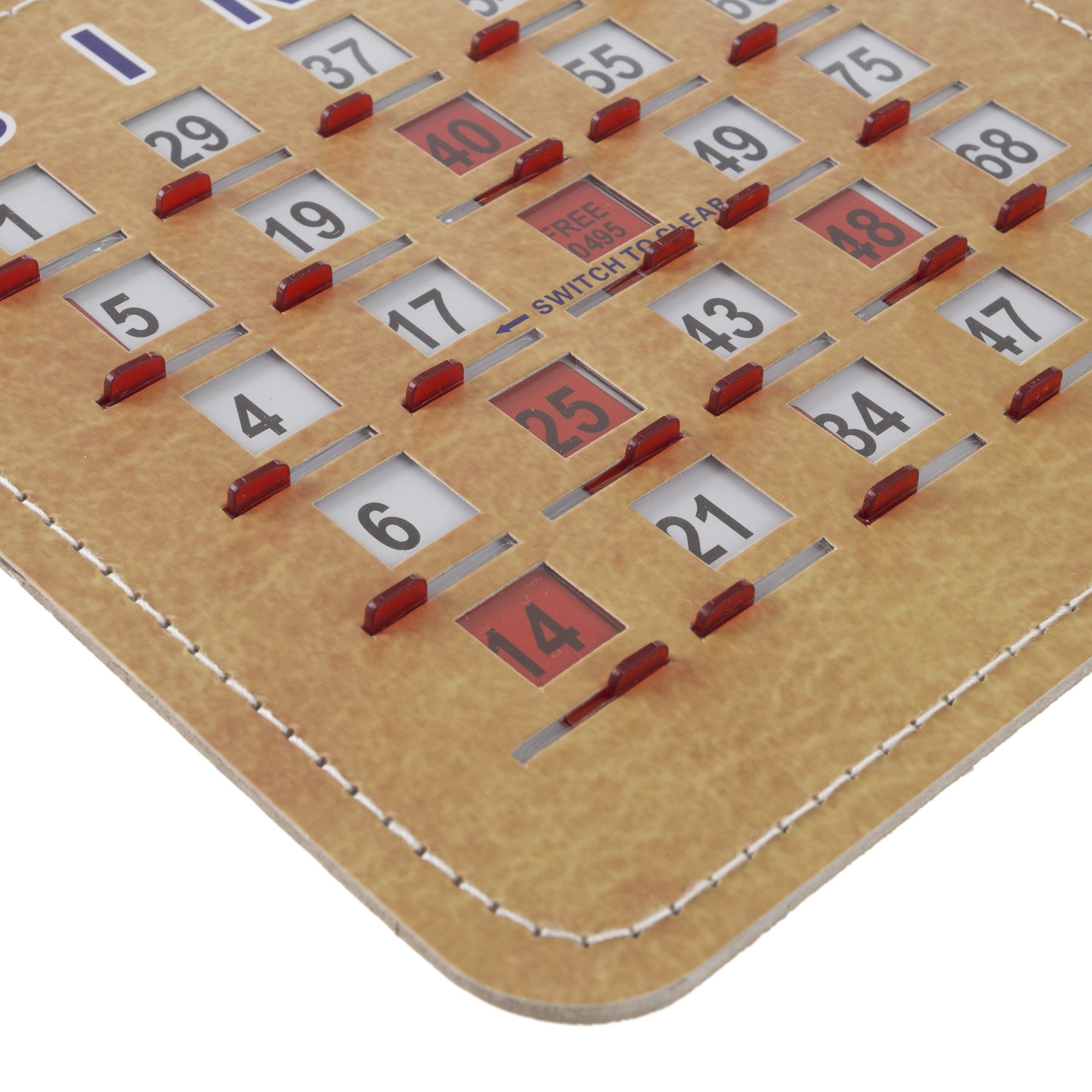Hey! Play! Deluxe Bingo Game with Metal Ball Spinner, Wooden Bingo