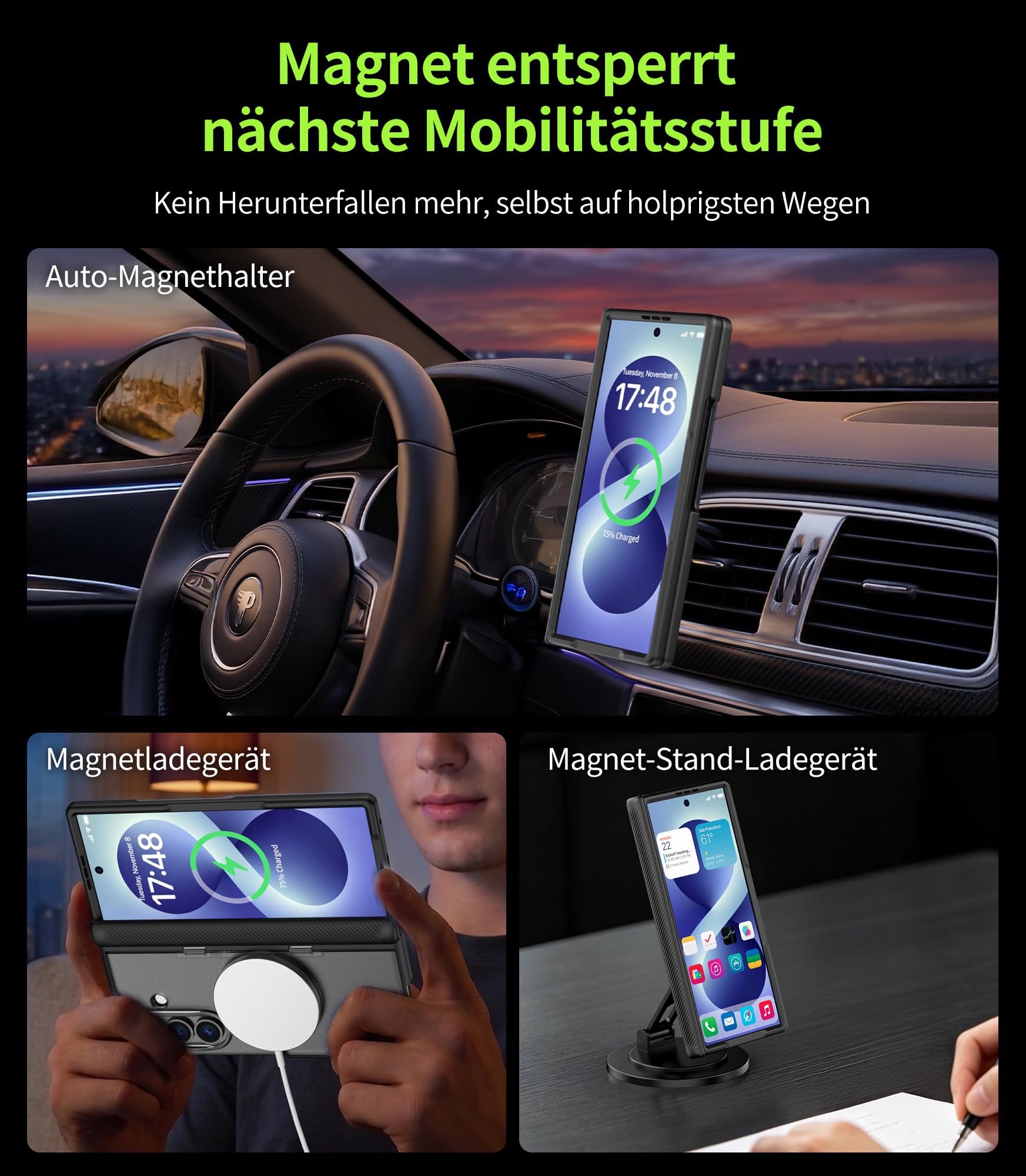 Cozycase TOP Militärschutz 360 Hülle für Samsung Galaxy Z Fold 7/8 Ultra