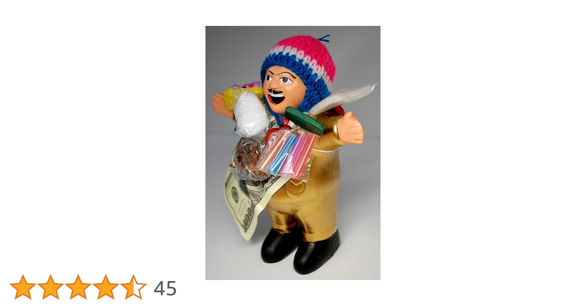 エケコ人形 Amazon | 【 EKEKO エケコ人形 19cm GOLD 】 L サイズ 今だけ