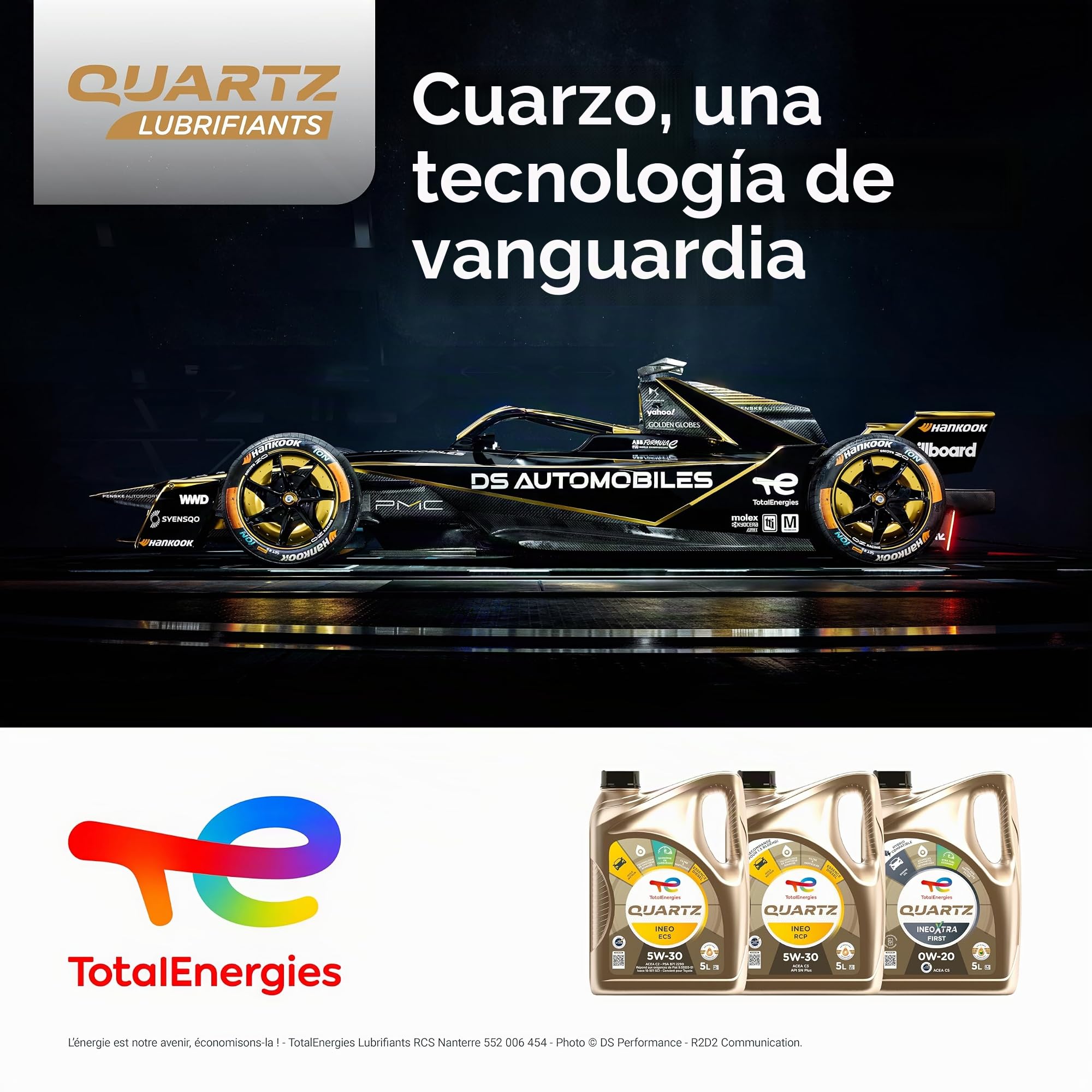 Aceite de Motor para Coche Total Quartz 9000 5 L 5W40
