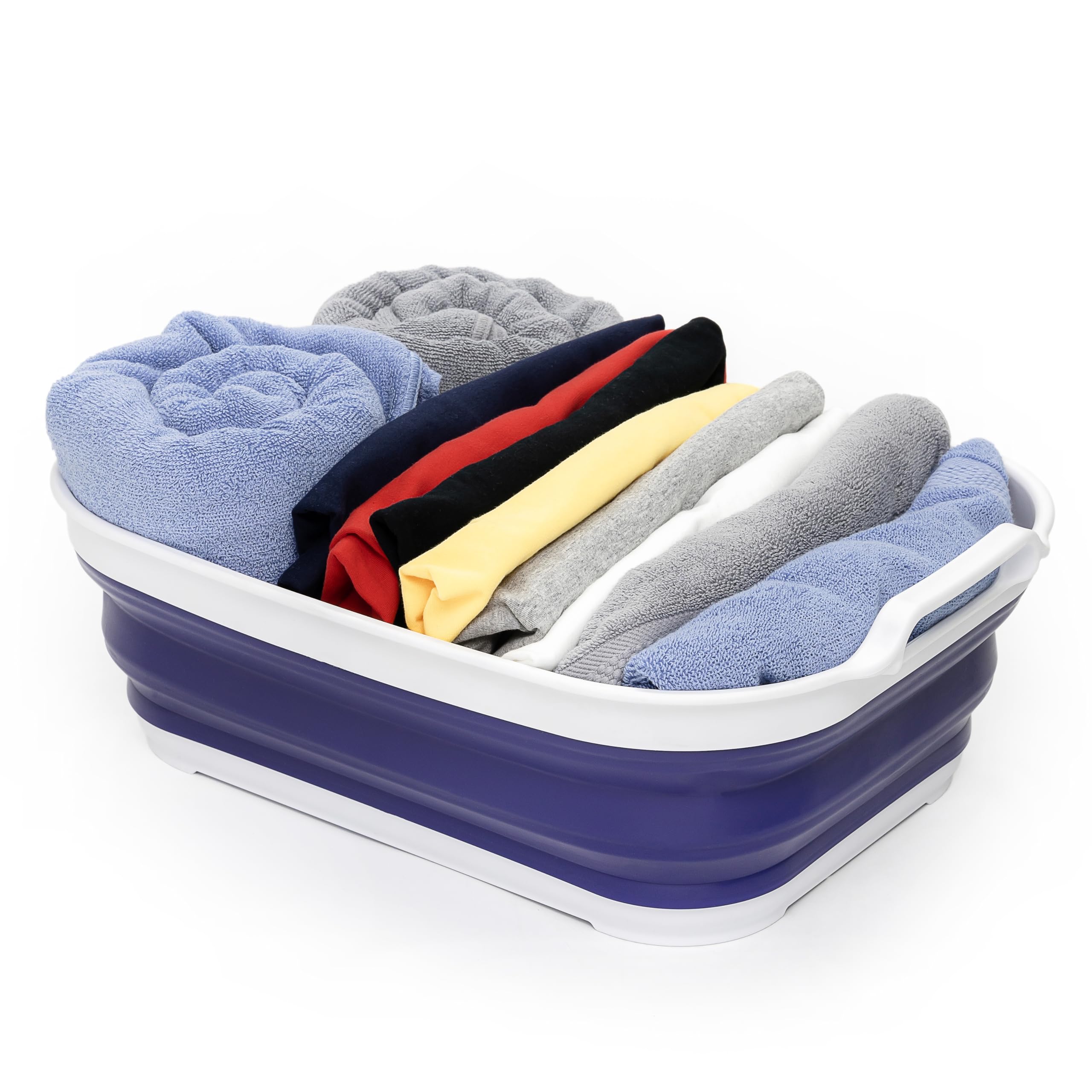 27L Collapsible Storage Basket | Plastic File Cabinet: Streamlined Office Storage | SHUTER