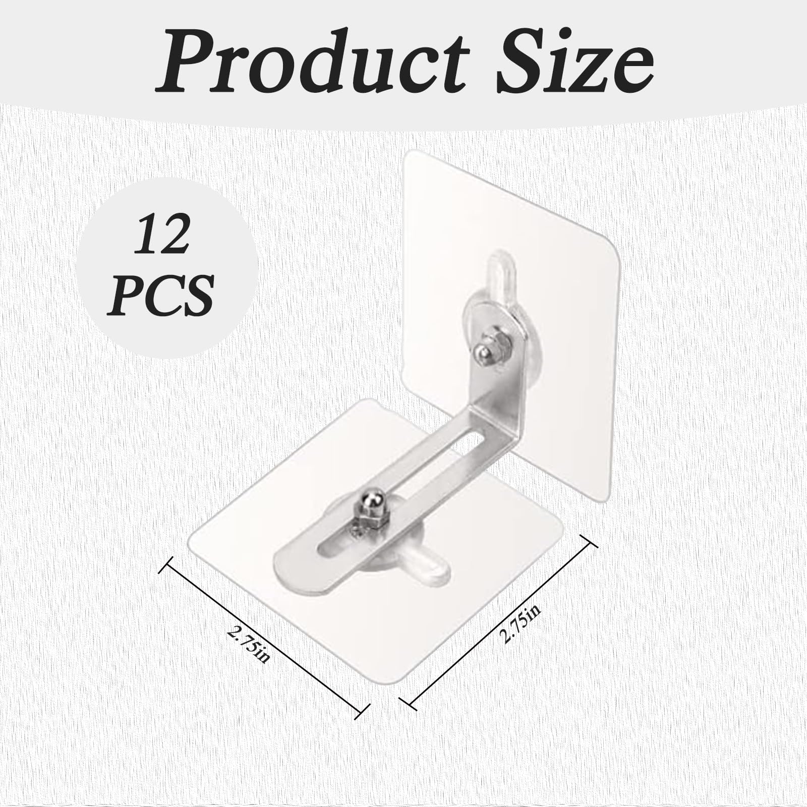 Anclajes de pared para muebles a prueba de bebés, 12 anclajes de pared para muebles a prueba de bebés, anclajes de pared adhesivos para muebles, anclajes de pared sin taladro, anclajes de muebles sin