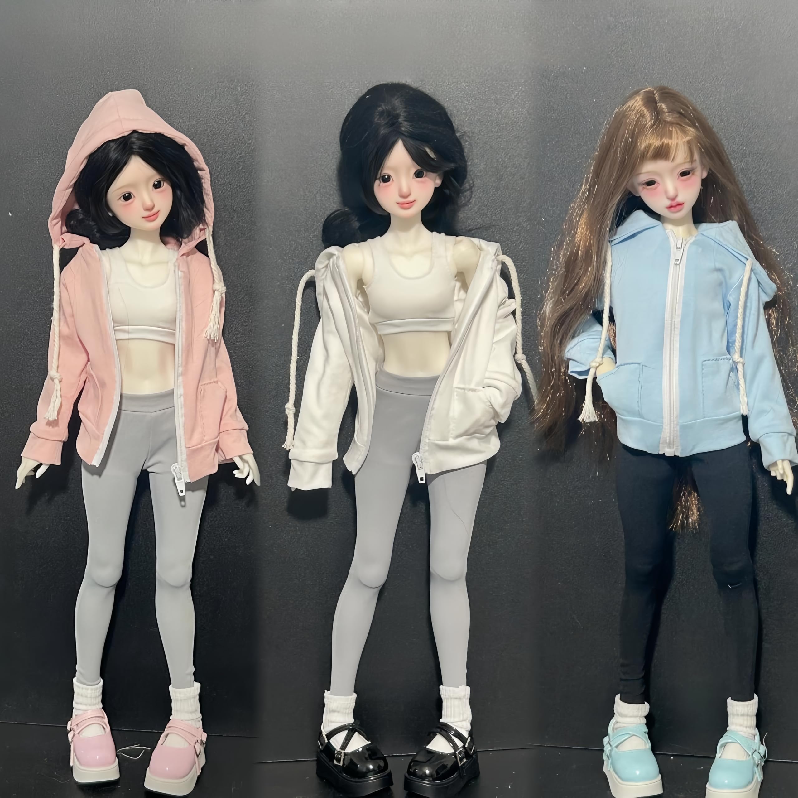 BJD - Vestiti per bambole, snodati, fatti a mano, adatti per bambole da 1/4 1/6 (L, 1/4)