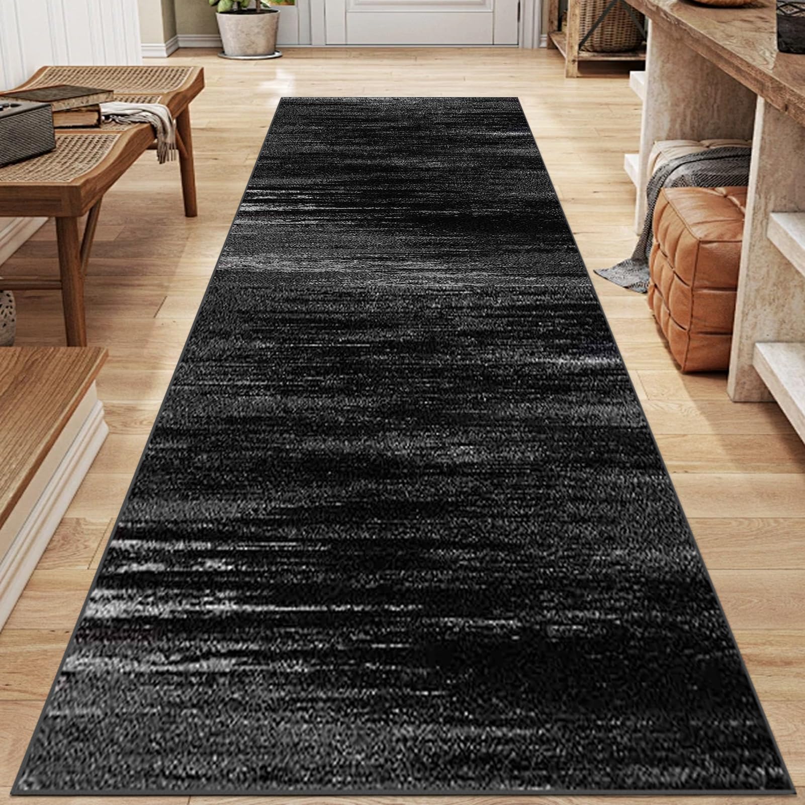 Tappeto Corridoio Antiscivolo 50x120 Cm – Lavabile In Lavatrice, In Microfibra Con Retro TPR, Spessore 10 Mm