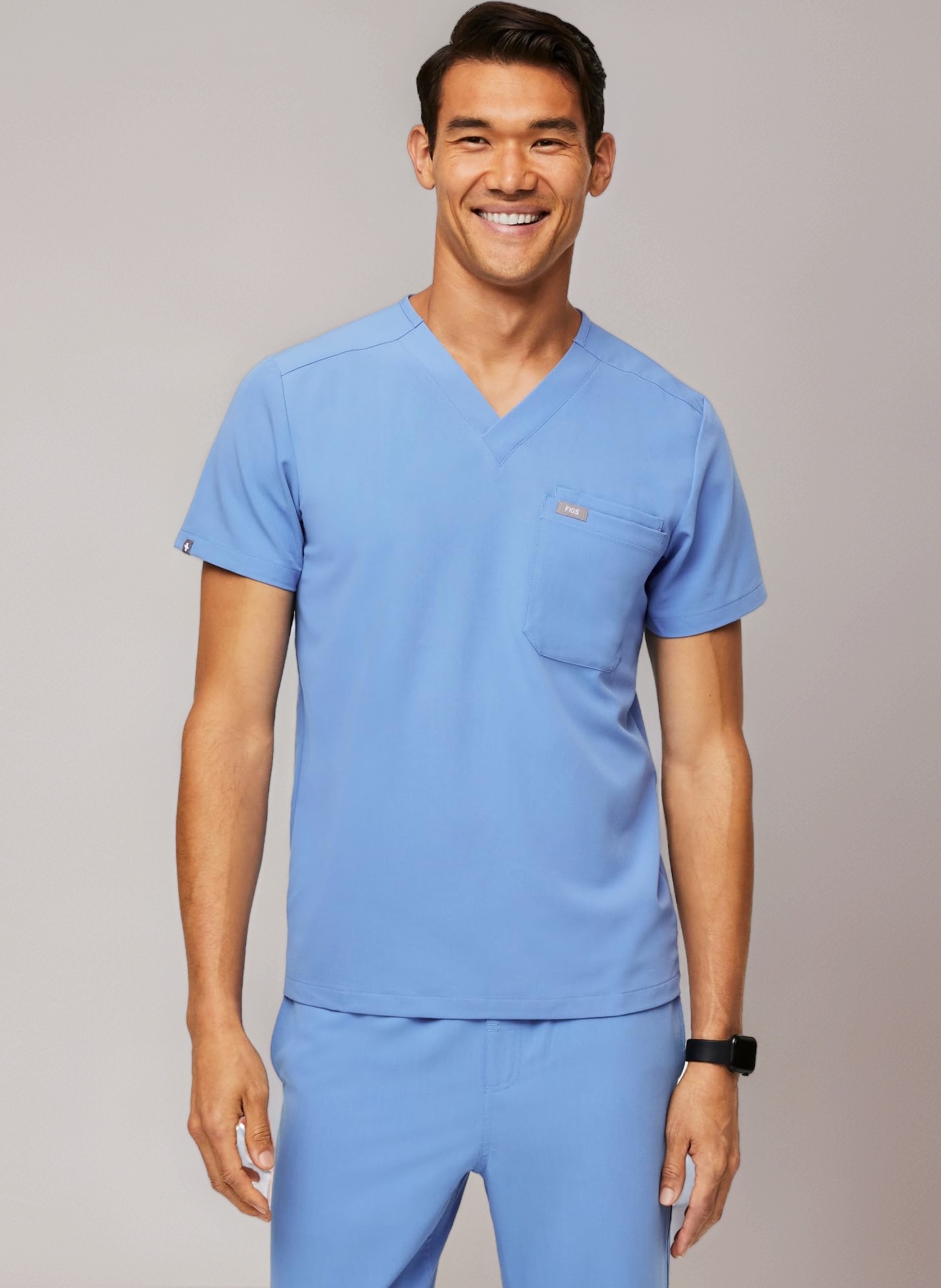 Men's Leon Medical Scrubs Shirt