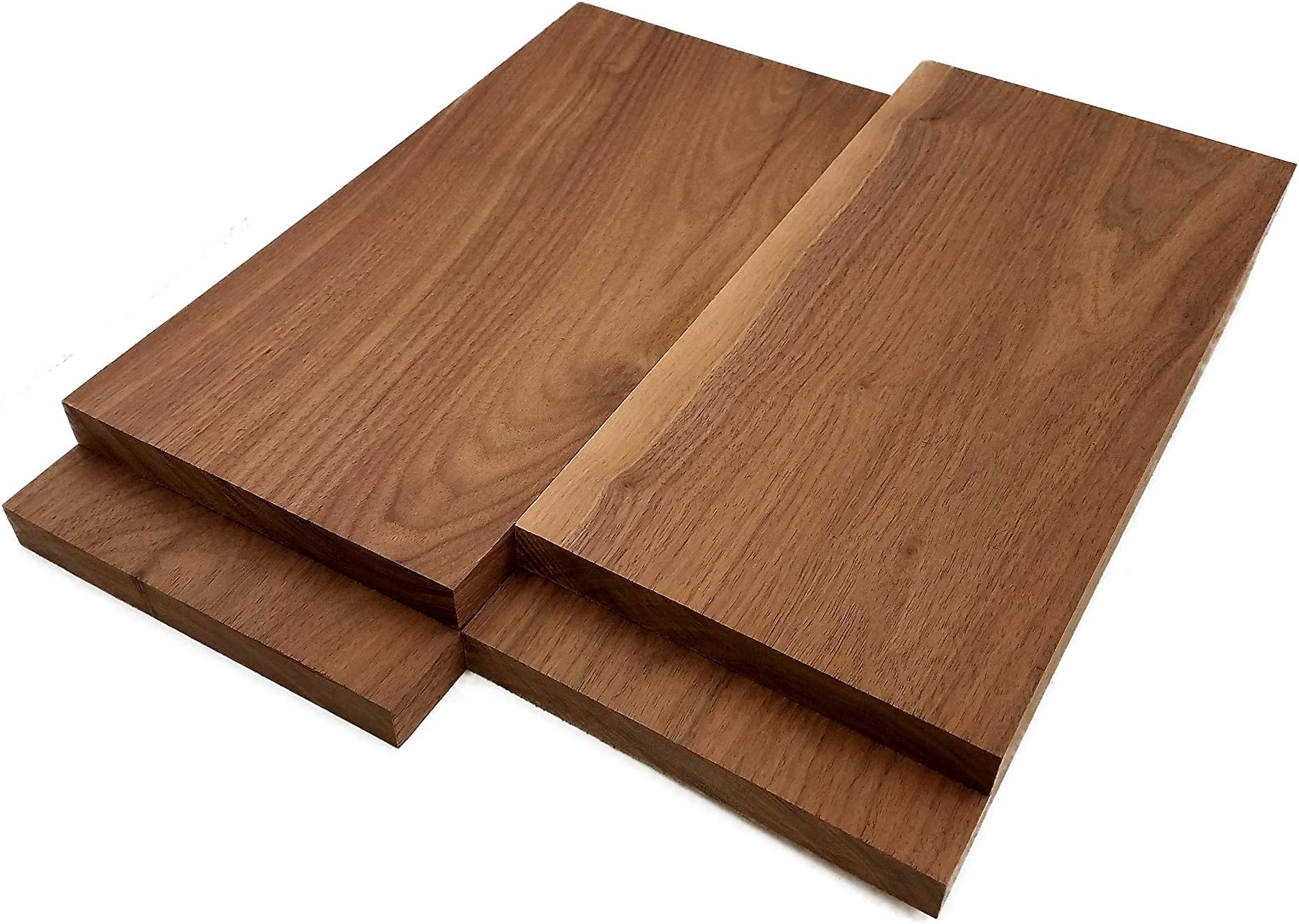 Barrington Hardwoods Black Walnut Lumber - 3/4" x 6" x 12" (4)