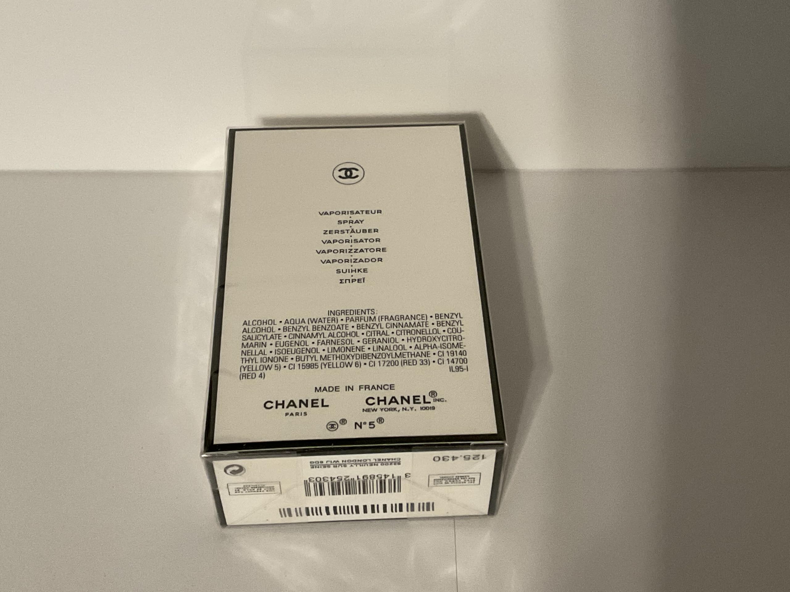 No.5 Eau De Parfum Spray (bottiglia di cristallo) - 1,7 fl oz/1,7 oz