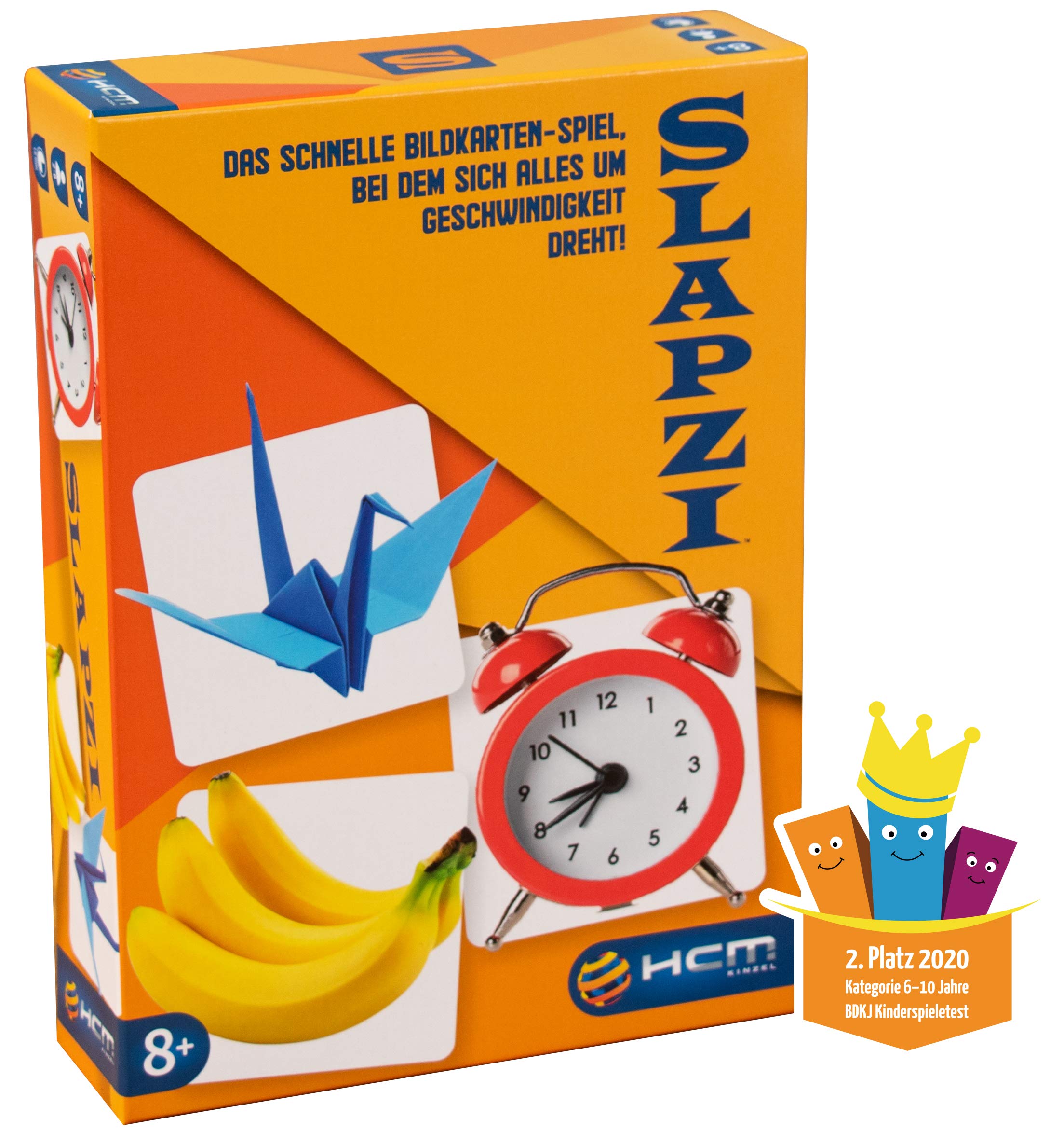 HCM Kinzel Slapzi 55142 Thinking Game Skill Game Speed & Attention Counts Multi-Coloured