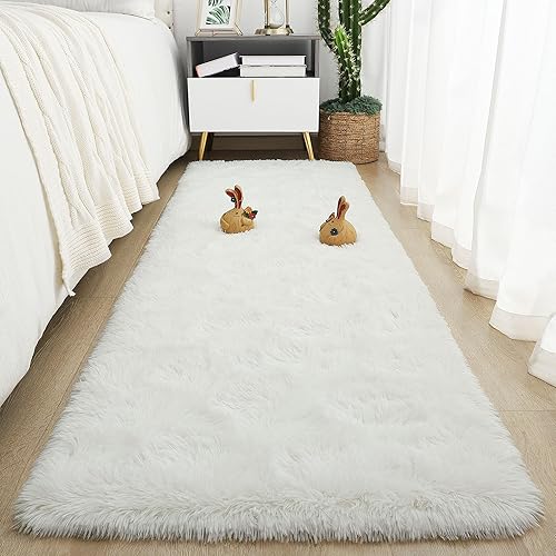 Miniatura 235 de Tepook - Alfombra súper suave y peluda para dormitorio, alfombras modernas peludas para niños para sala de estar, alfombra de felpa