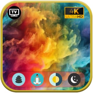 Fantasy Liquid Dreams: UHD Enchanted Screensaver with Musical Wallpaper Background - An Ethereal Journey for Deep Relaxation and Imagination For Tablets & Fire TVs - NO ADS