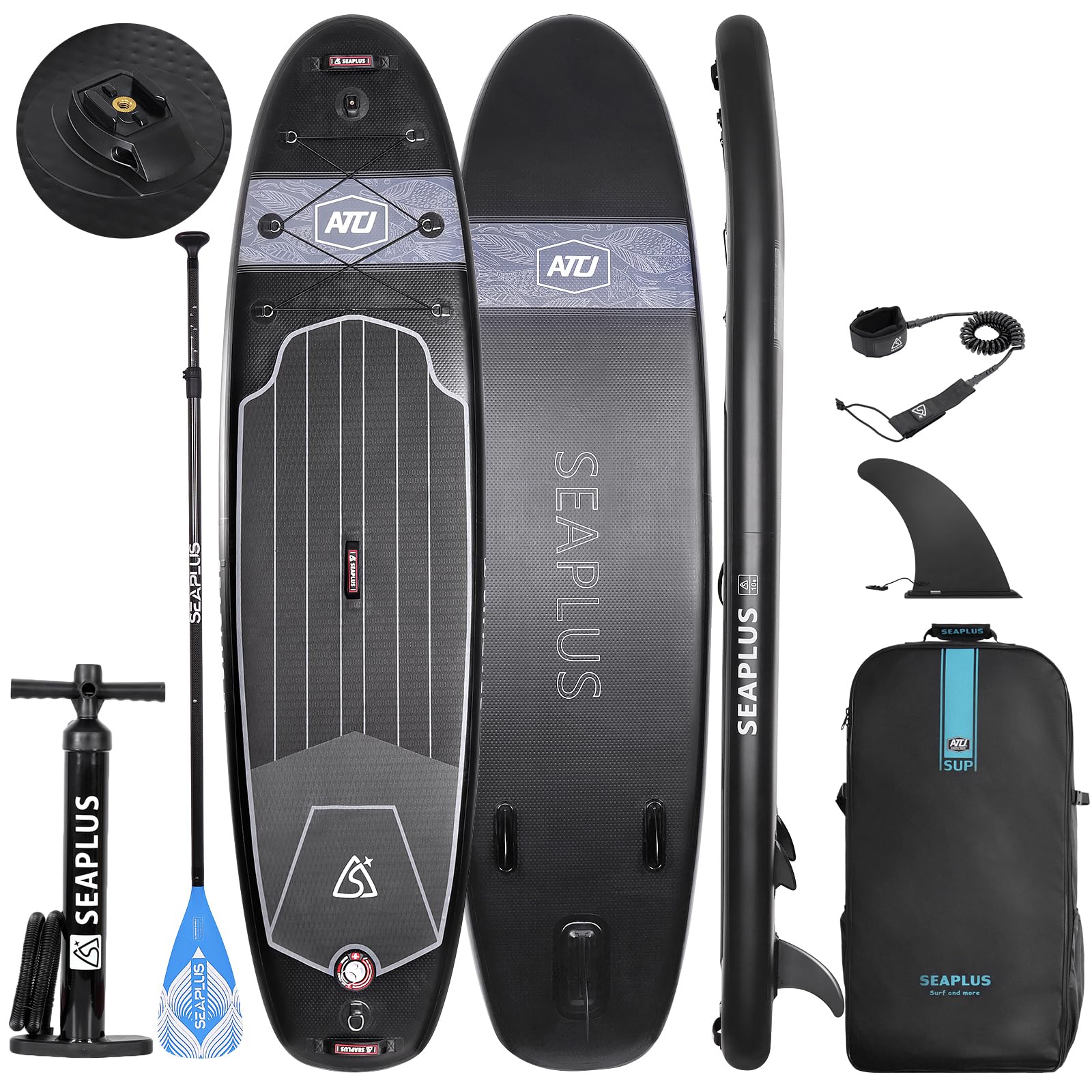 SEAPLUS TOURING 10'6 スタンドアップパドルボード/発送費込み Amazon | SEAPLUS SUPインフレータブル スタンドアップパドルボード