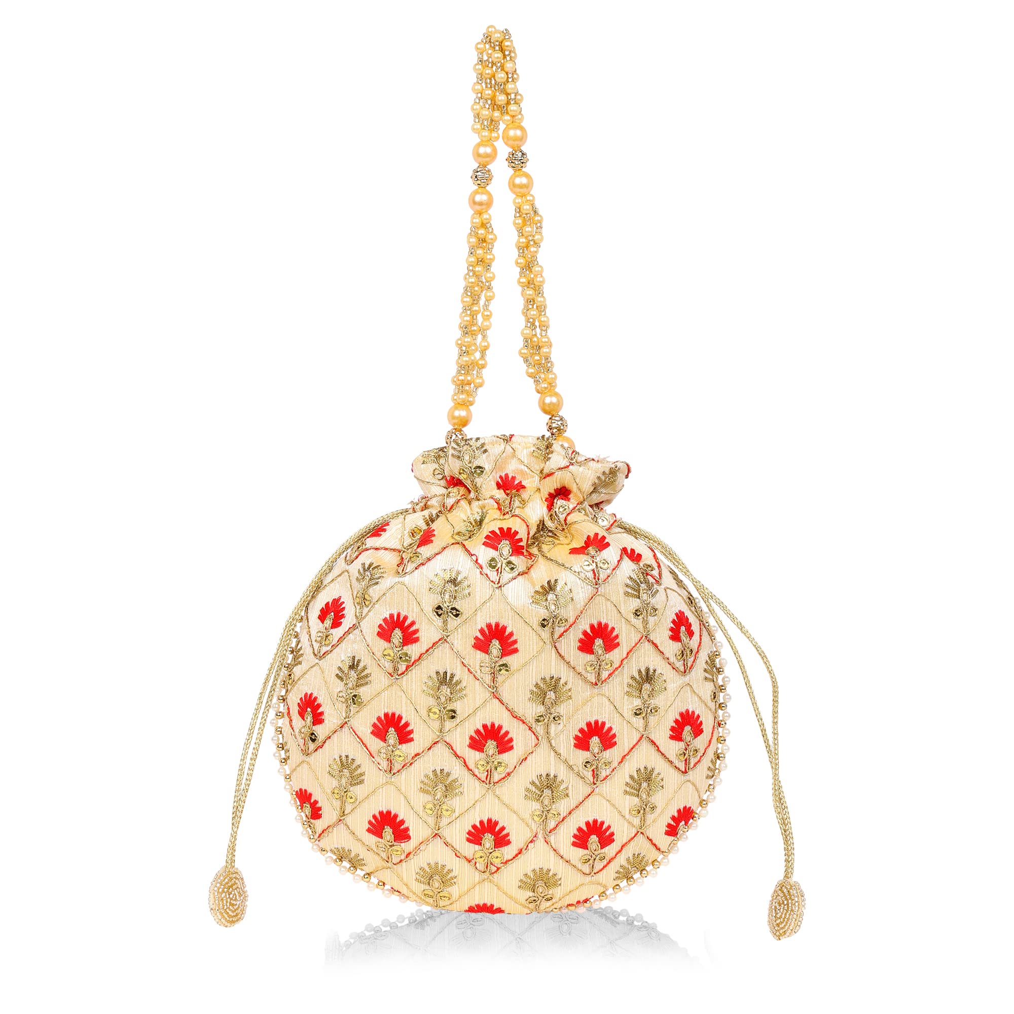 Lavie Womens Amara Round Potli Red Ladies Purse Handbag (B09WYDMMZF) Amazon Price History, Amazon Price Tracker