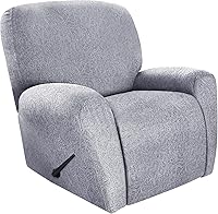 Vista 51 de Fundas para Silla Reclinable de Aspecto de Cuero, 4 Piezas, Funda Lazy Boy para Silla Reclinable, Funda de Sofá Suave, Protector de Muebles Lavable