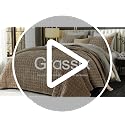 Grassix Velvet Quilt Set King Size, Luxury Geometric Design, Beige Taupe | Lightweight Velvet Comforter with 2 Pillow Shams, Soft Bedspread Coverlet, Quilted Bedding Set for All Seasons, 108"x96" image 7