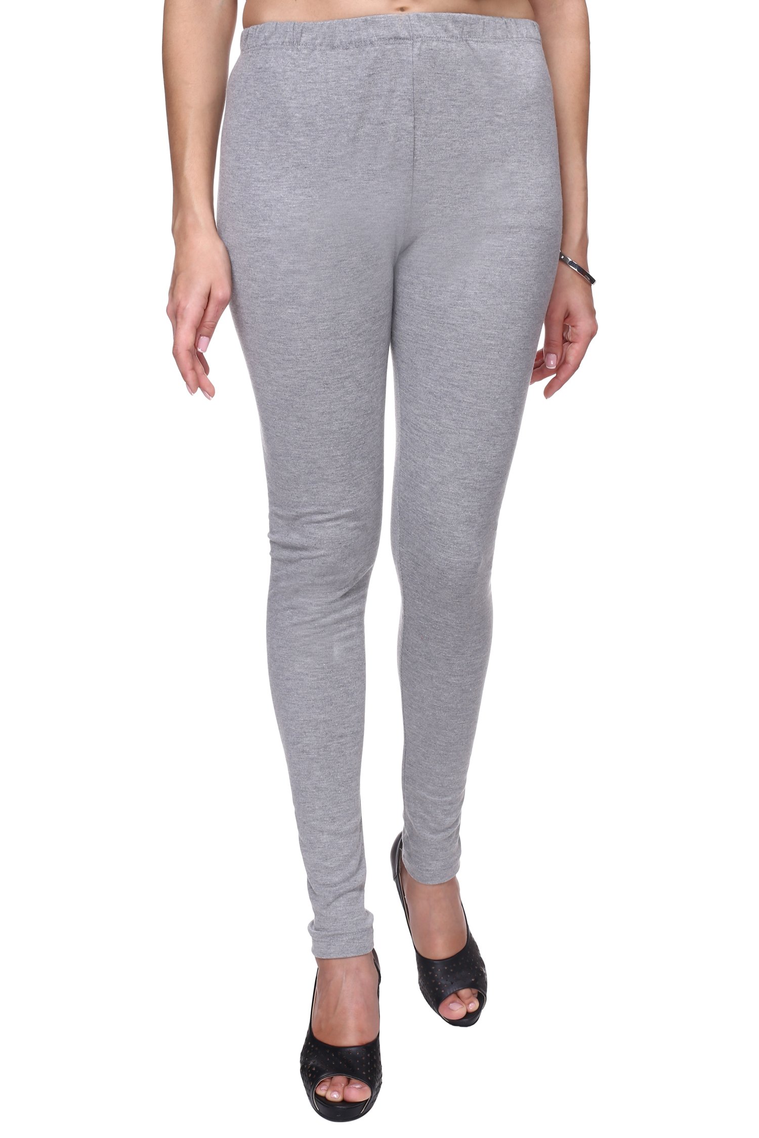 TRASAUltra Soft Cotton Lycra Solid Regular and Plus Size 21 Colours Churidar Leggings for Women's and Girls- Sizes :- M, L, XL, 2XL, 3XL, 4XL, 5XL