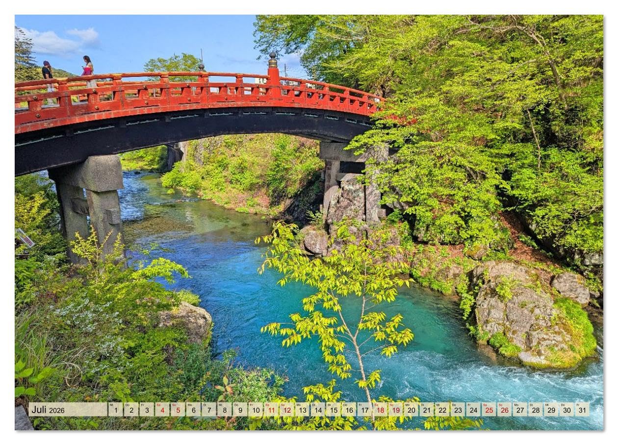Japan entdecken Tokio, Osaka & mehr (hochwertiger Premium Wandkalender 2026 DIN A2 quer), Kunstdruck in Hochglanz: Ein visueller Streifzug durch Japans faszinierende Vielfalt. (CALVENDO Orte)