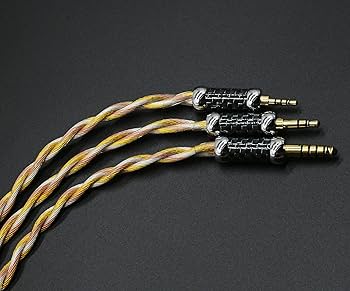 新品未使用　JSHiFi‐Sasori MMCX 3.5mmリケーブル Amazon | 【JSHiFi‐Sasori】2pin3.5mmリケーブル金メッキ&銀