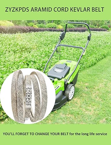 Miniatura 6 de ZYZKPDS Cinturón de Kevlar para cortacésped de 12 "x 106" para Ariens 21546607 AYP 405143 584453101 Craftsman 7133156 Husqvarna 532405143 584453101