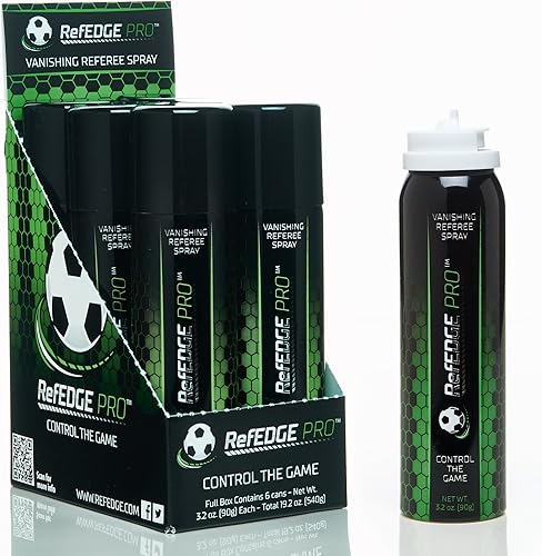 Miniatura 3 de RefEDGE PRO - Aerosol de árbitro desaparecido, paquete de 6 unidades, 3.2 onzas