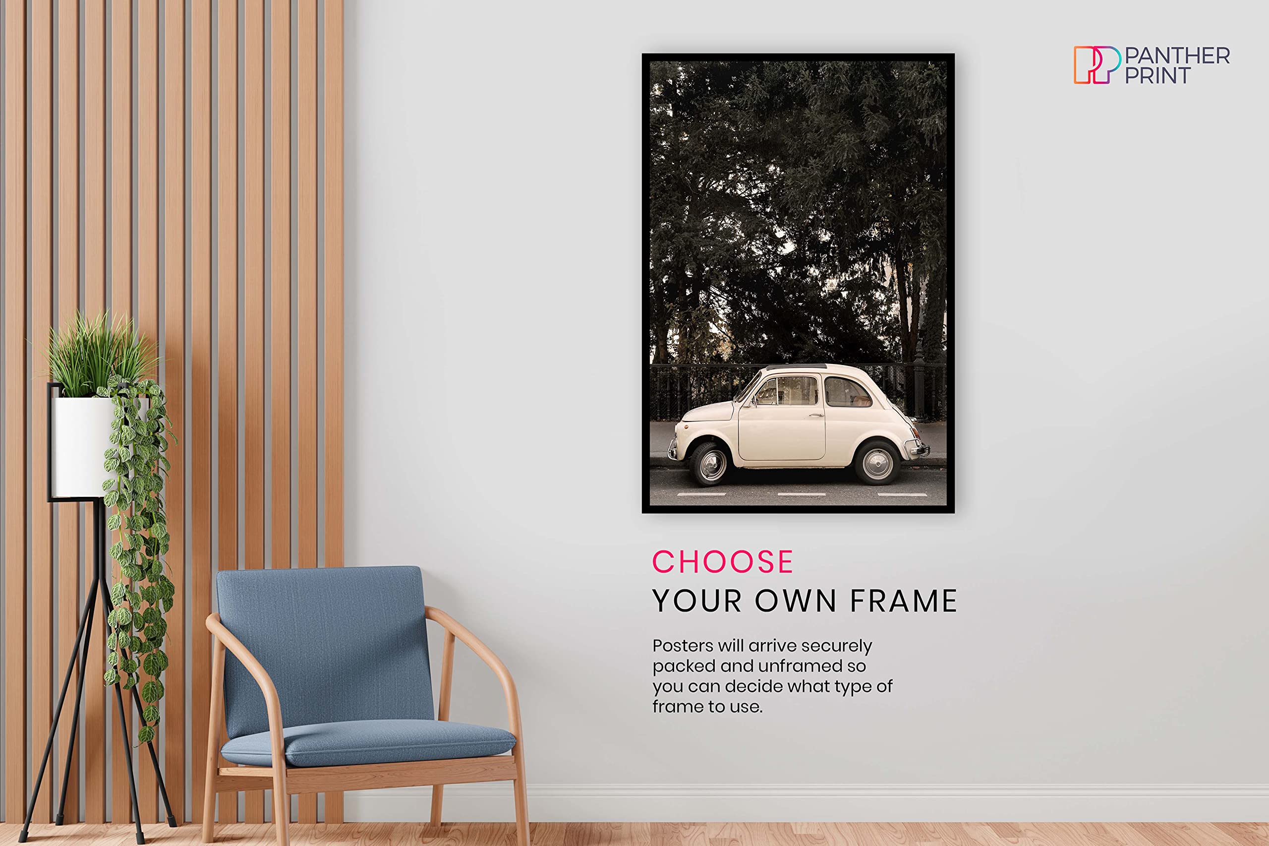 Panther Print Fine Art Prints - Poster artistico senza cornice, motivo faro e onde oceaniche, per pareti domestiche, camera da letto, soggiorno e