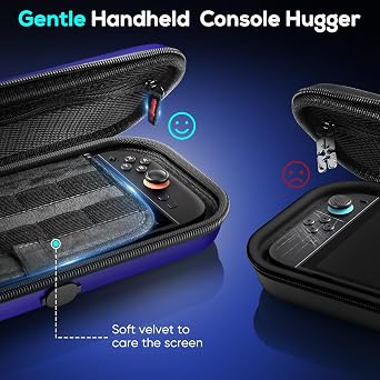 Case for Nintendo Switch 2, Travel Case with Charging Hole and 10 Game Card