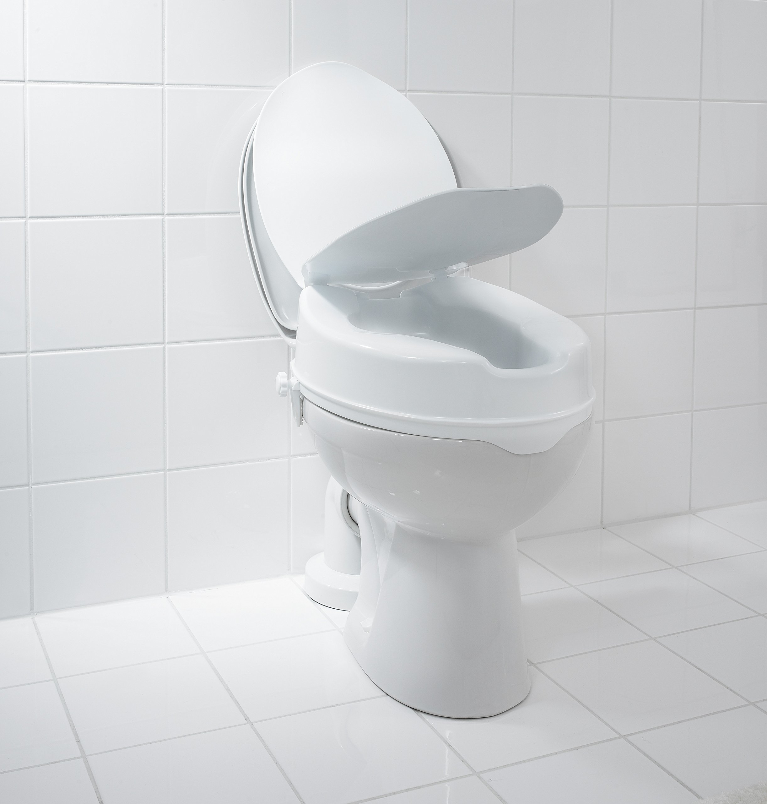 Ridder A0071001 wzmacniacz deski sedesowej z pokrywką, wysokość ok. 10 cm