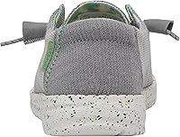 Vista 207 de Hey Dude Wendy - Zapatos de mujer, mocasines sin cordones para mujer, cómodos y ligeros Blanco brillante elástico