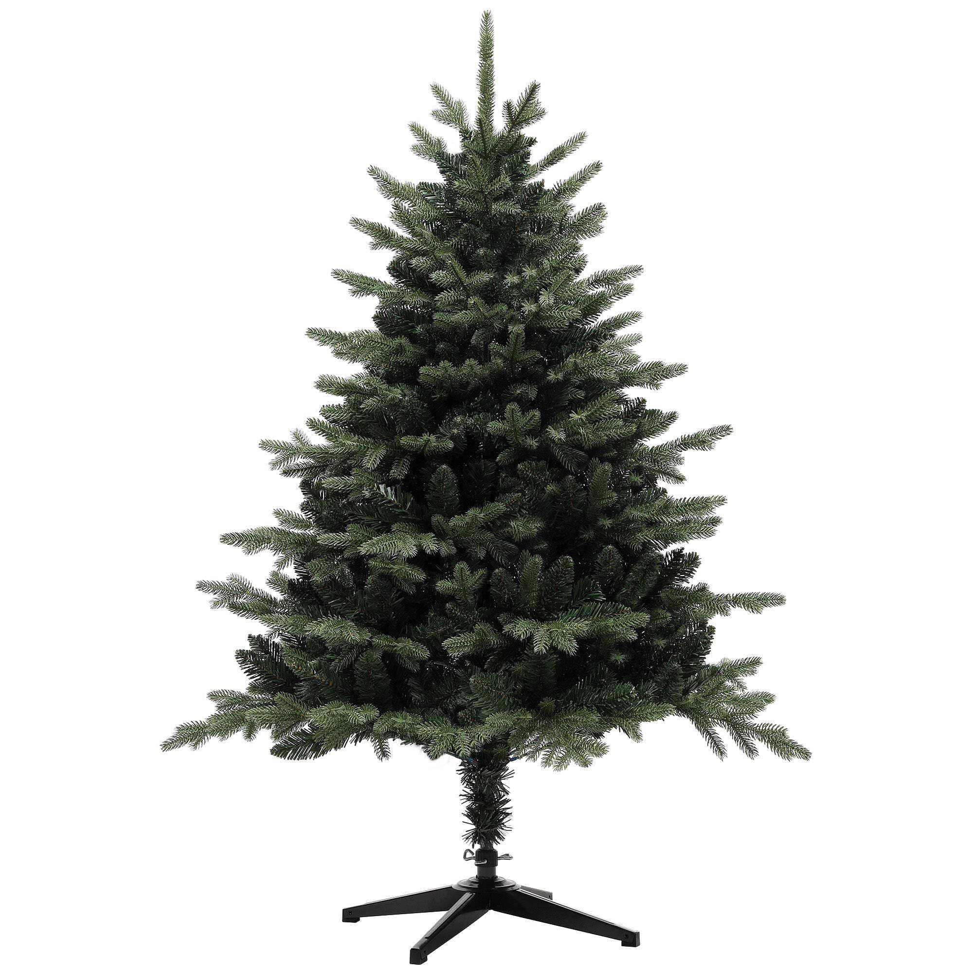 HOMCOM 5ft Artificial Spurce Christmas Tree With 1121 Branches  | TJ Hughes