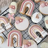 Vista 4 de Knit Rope Fondant Molds, Silicone Pie Crust Molds, Hemp Rope Cake Border Chocolate for Baking Cupcake Topper Candy Jelly Cookie Dessert Pastry Clay
