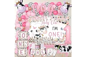 Holy Cow I'm One Birthday Party Decoration for Girls