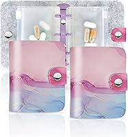 Vista 1 de Hennaja Organizador de píldoras bolsas de píldoras de plástico transparente autosellante organizador de medicamentos de viaje 2 tintas