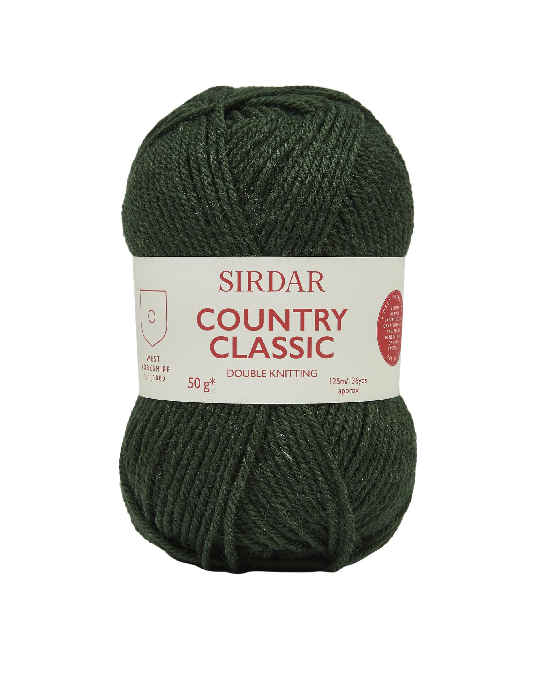 Sirdar Forest Green Country Classic Dk Double Knitting, (867), 50G