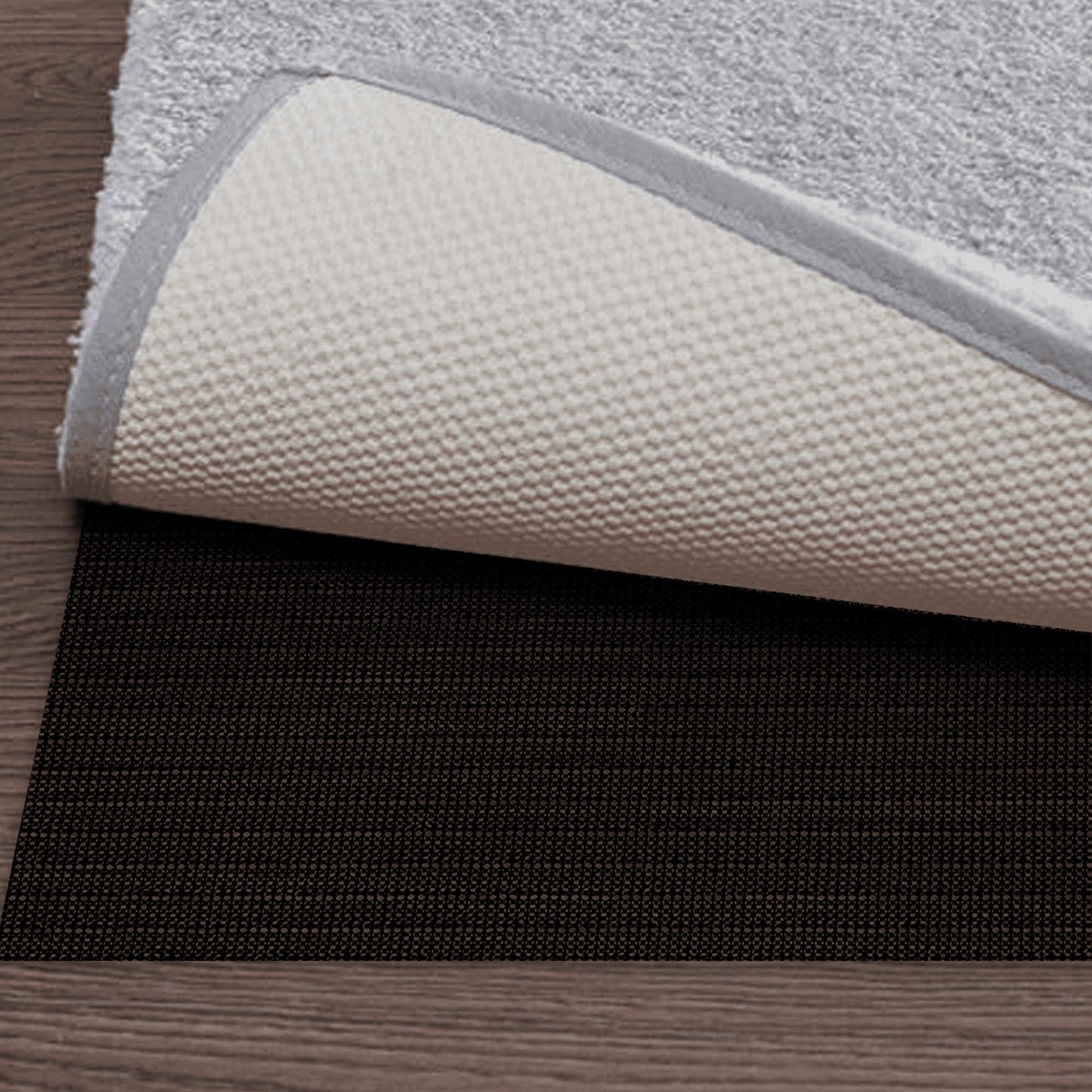 Teppich Antirutschunterlage 160 x 230 cm Ohne Weichmacher Antirutsch Teppichunterlage Zuschneidbar für Schubladen Regale Tablett, Schwarz