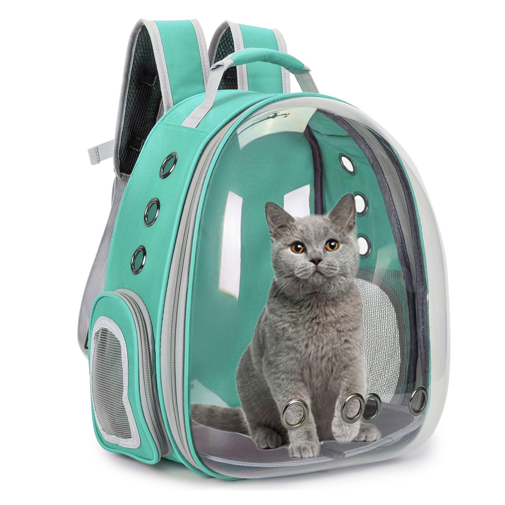 Cat Bubble Backpack Carrier for Small Medium Dogs Cats Carrying Bag, Airline Approved Pet Travel Carrying Bag Dog Hiking Walking Outdoor Backpack (