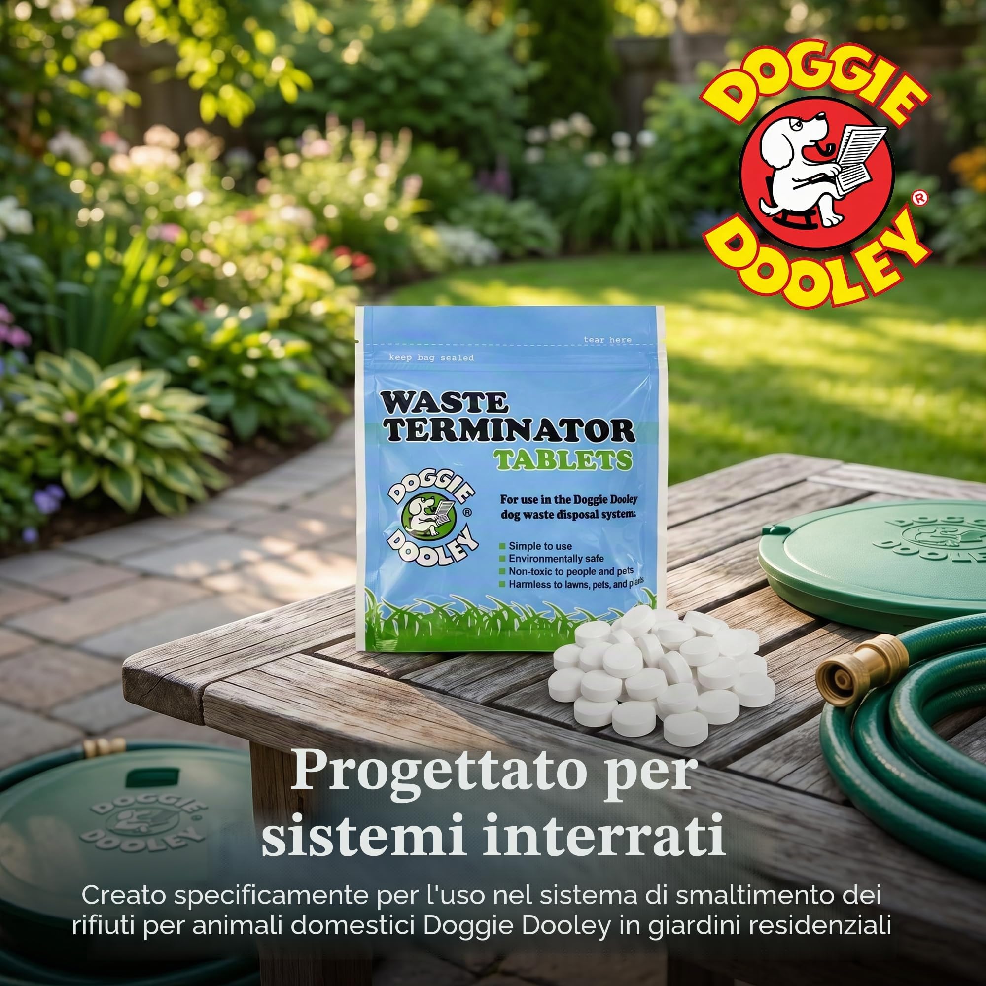 Hueter Toledo Doggie Dooley - Pastiglie per rifiuti, 100 Pezzi