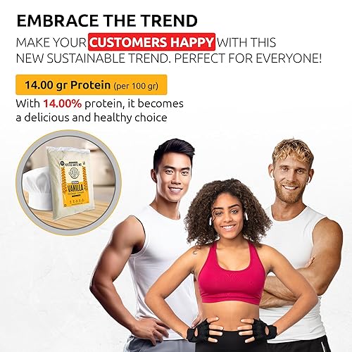 Vista 21 de OldSoul - Mezcla profesional de gofres para palillos Mezcla de masa de gofres Sabor vainilla 112 gofres (5 libras, tradicional)