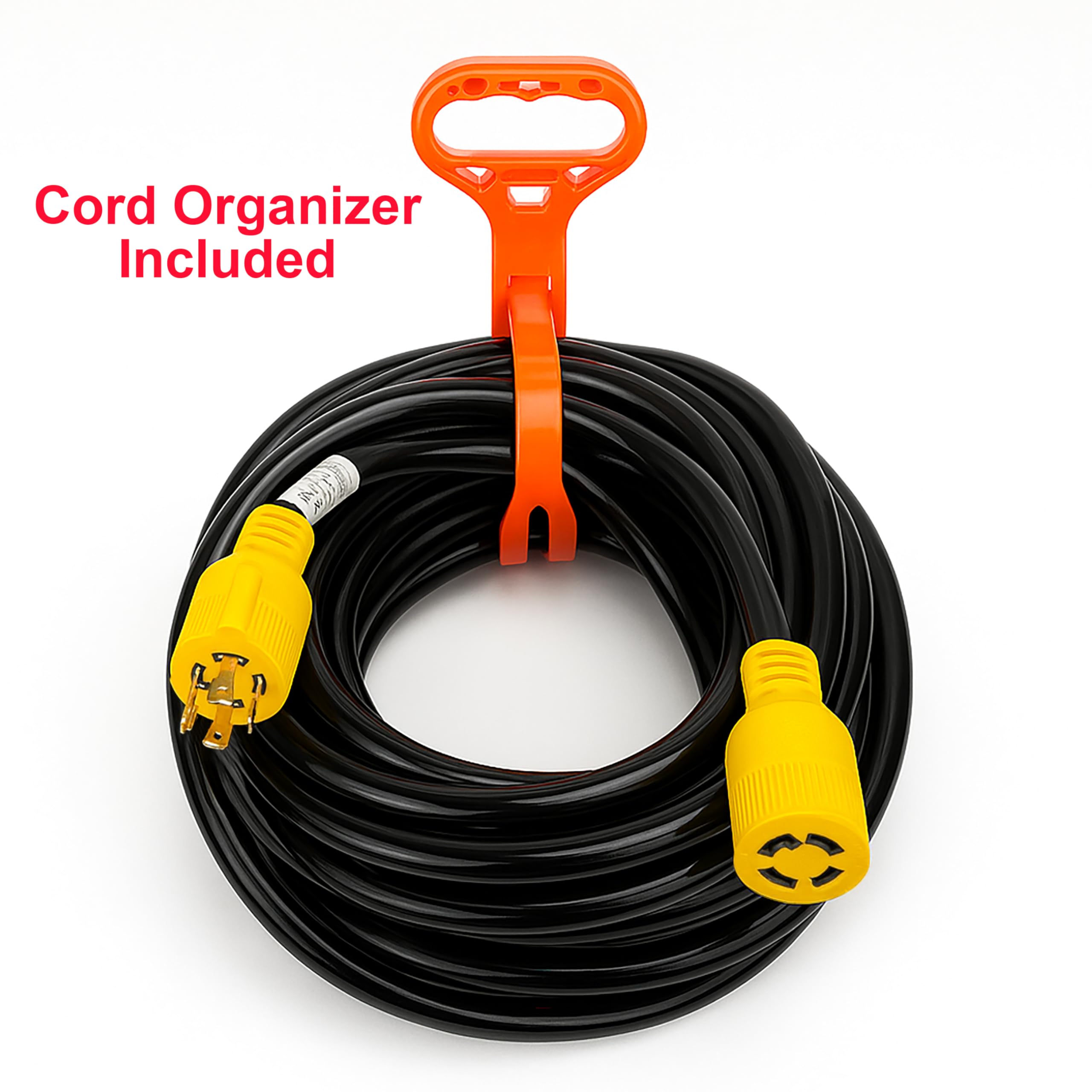 PEAKTOW PTR0113 Generator Extension Cord 30Amp 125/250V 25ft