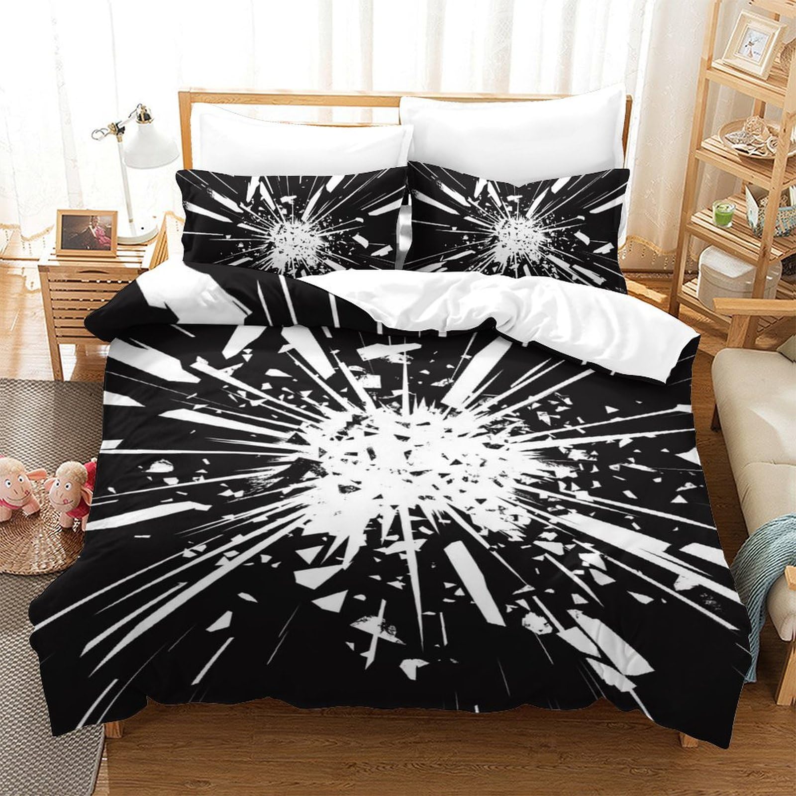 Housse de couette 3D 140x200cm pour chambre d'enfant originale