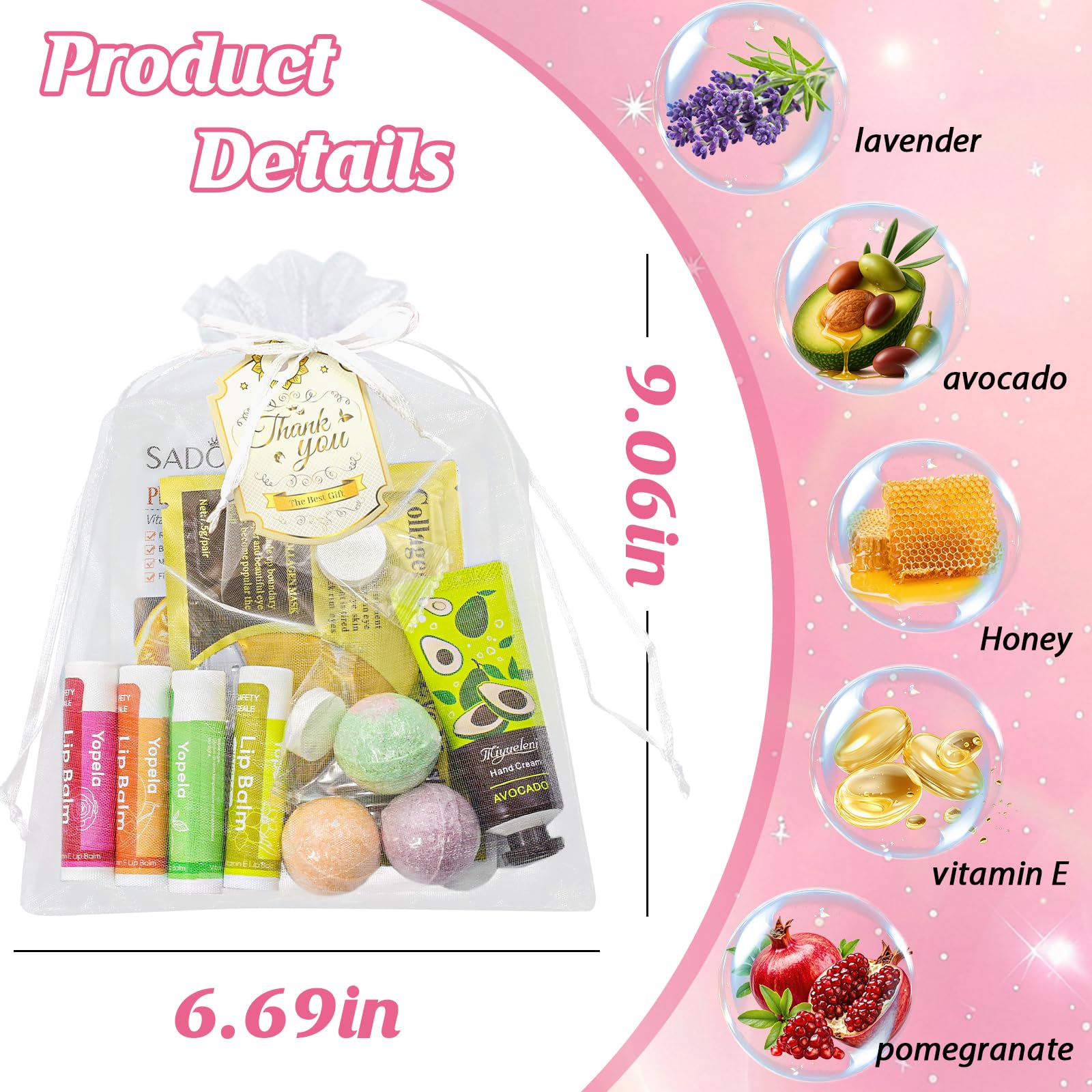 128-Piece Spa Party Supplies Kit for Girls