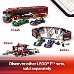 LEGO City Pilote F1 avec Jouet Voiture de Course McLaren - Kit de Construction de Modèle de Voiture pour Enfants, Garçons et Filles, Âges 6+ - Collectible F1 pour Fans - avec une Minifigurine de Pilote - Idée Cadeau pour Anniversaires - 60442