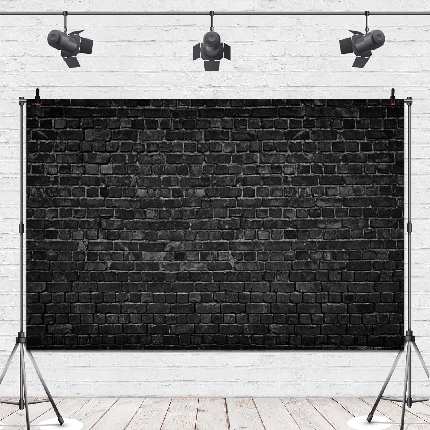 Leowefowa Brick Wall Backdrop 10x8ft Vinyl Pink Rustic Retro Stone Brick Photography Backdrops for Baby Shower Birthday Party Decorations Background Photo Studio Proprs Banner