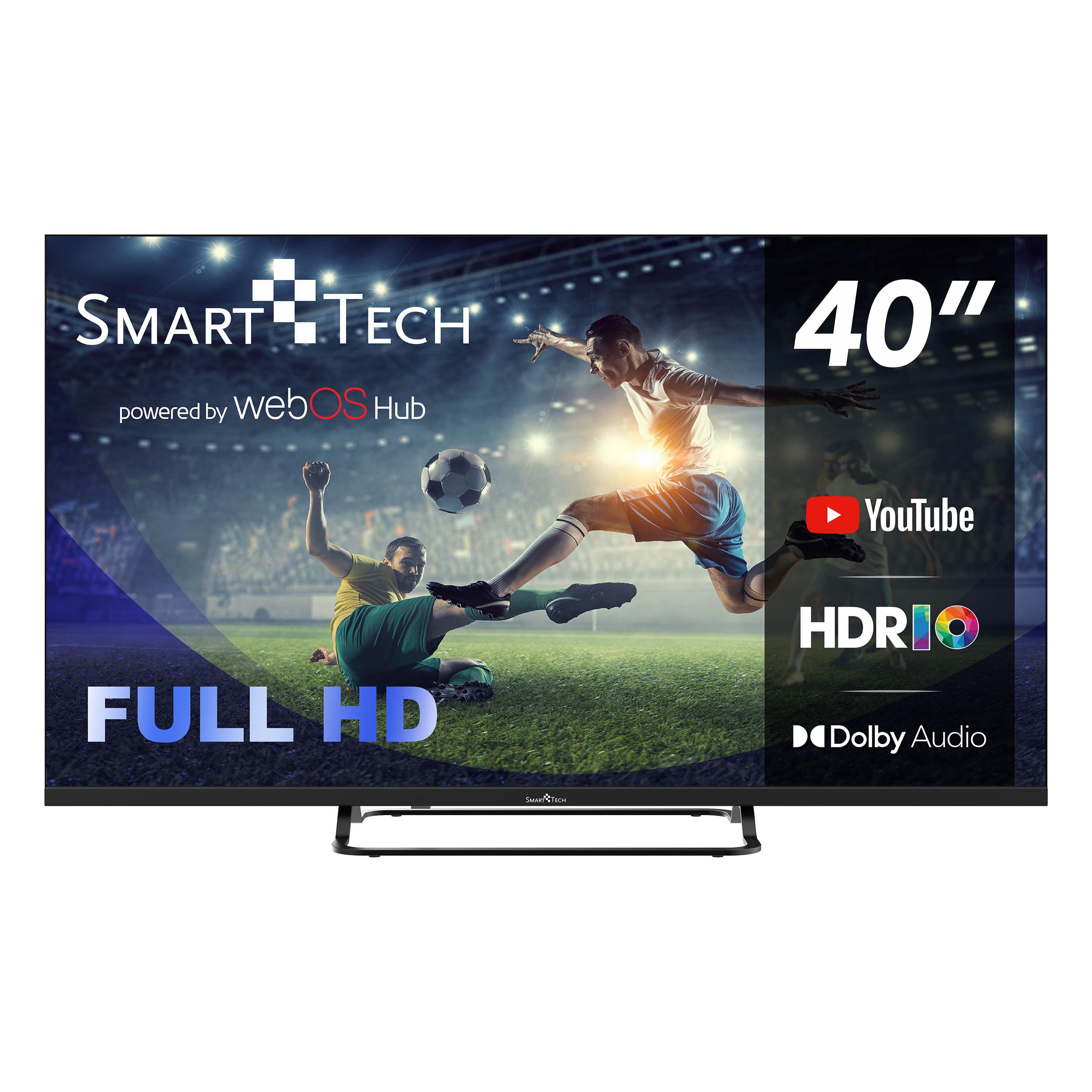 tv led smart con schermo hd 2k e 3 ingressi hdmi + 2 porte usb
