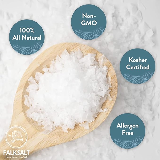 Falksalt - Escamas de Sal Marina Natural, Gourmet (8.8 oz) miniatura 5