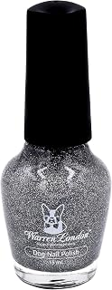 Warren London Dog Nail Polish in A Bottle Premium Coverage & Color- Made in USA- Sparkle Silver