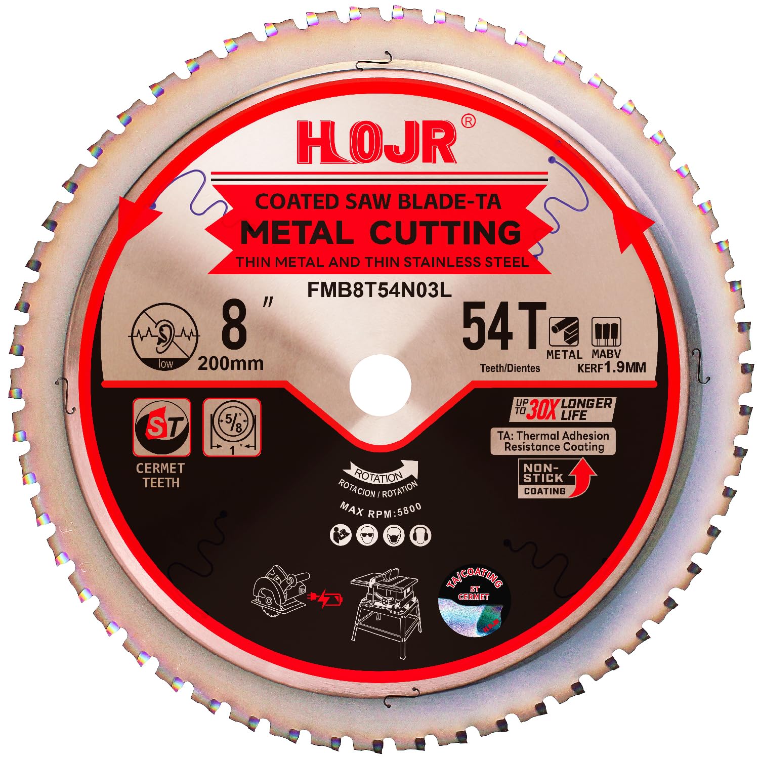 Metal Cutting Circular Saw Blade - 60 Tooth -11 Metal Cutting Circular Saw Blade - 60 Tooth -11