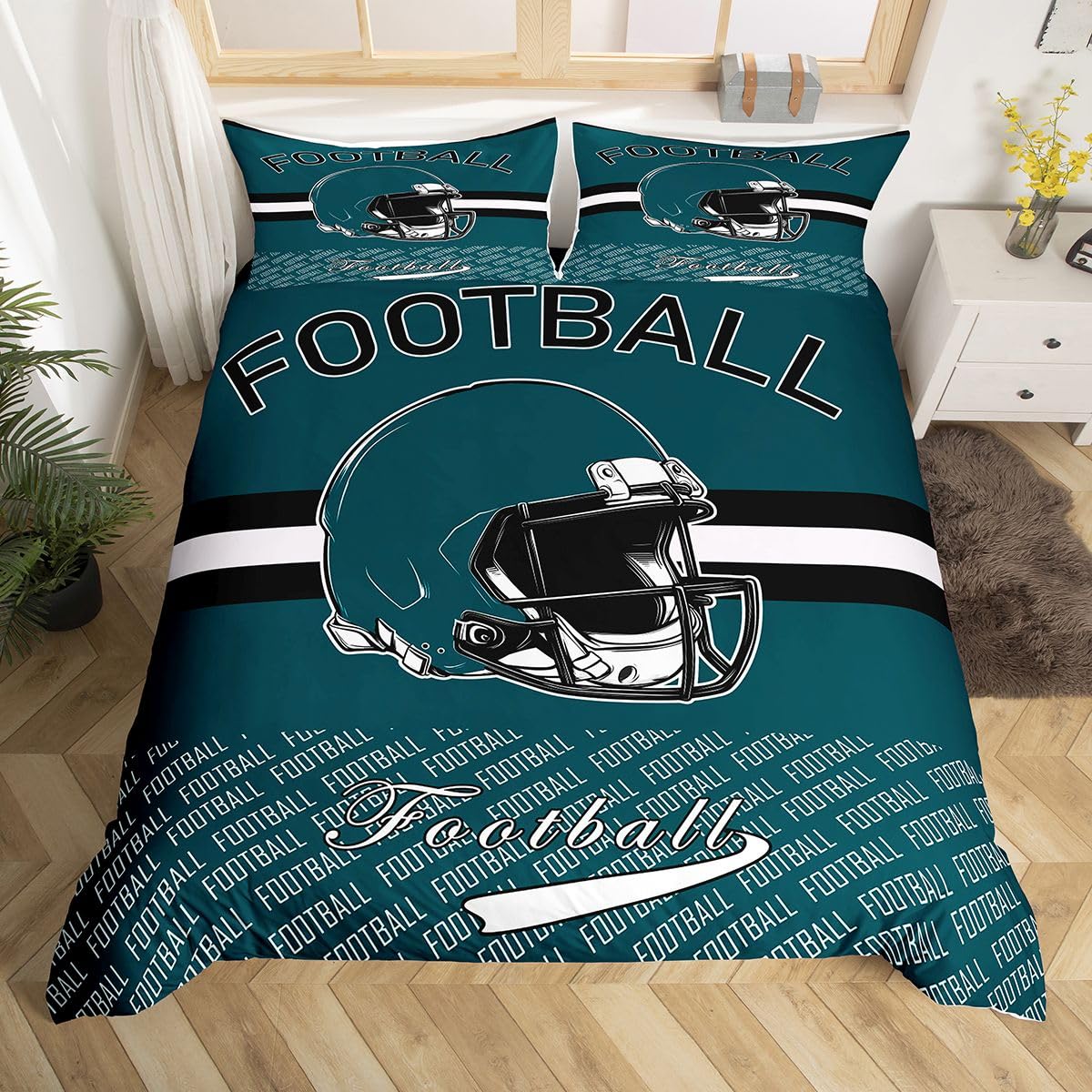 Housse de couette football Philadelphie pour une chambre d'enfant dynamique au quotidien