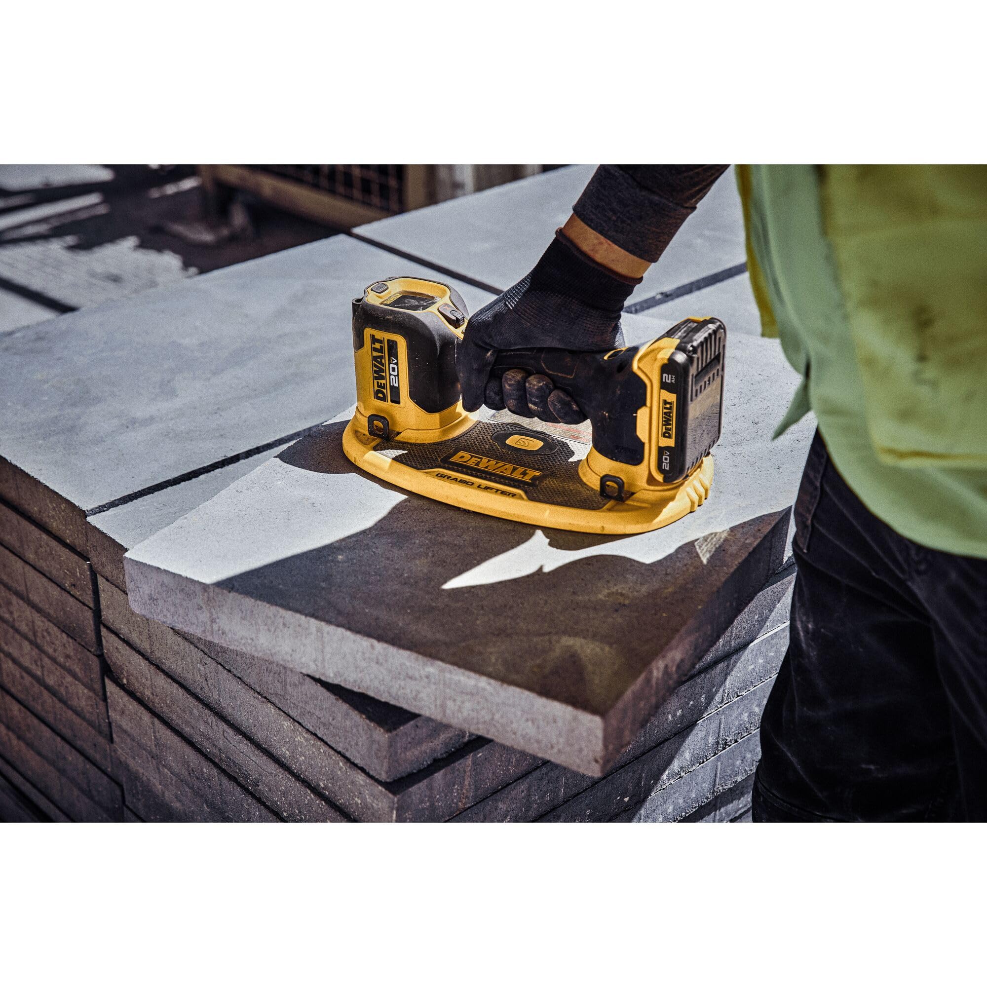 DEWALT Sollevatore a ventosa GRABO senza fili, 20 V, solo strumento nudo, capacità di carico fino a 120 kg (DCE592B)