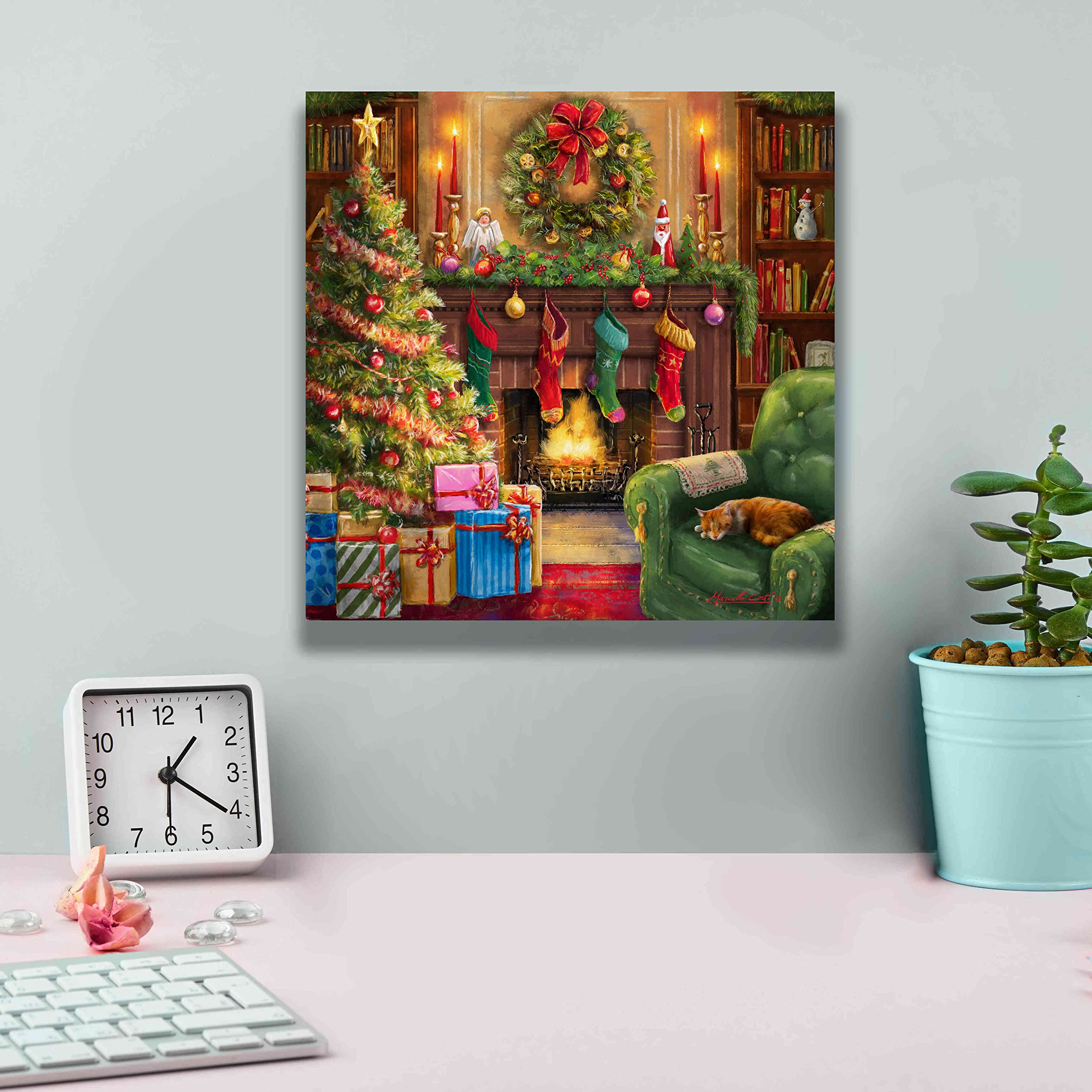 Amazon.com: Epic Graffiti 'Cozy Christmas Evening' by Ali Corti Amazon.com: Epic Graffiti 'Cozy Christmas Evening' by Ali Corti