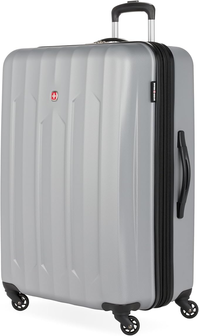 SwissGear Chrome Hardside Expandable Luggage with Spinner Wheels